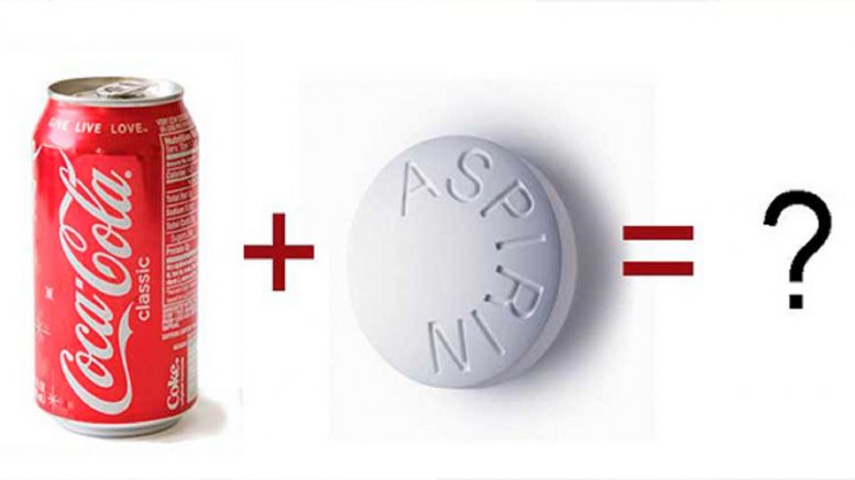 Efectos que produce la aspirina con Coca-Cola